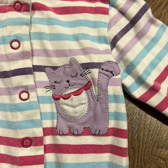 Purple Cat Pyjama - Picture 2 of 3